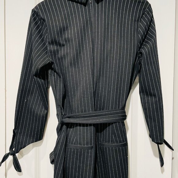 DEX BLACK AND WHITE PINSTRIPE JUMPSUIT TAGS ON- SIZE 2 - Picture 7 of 8